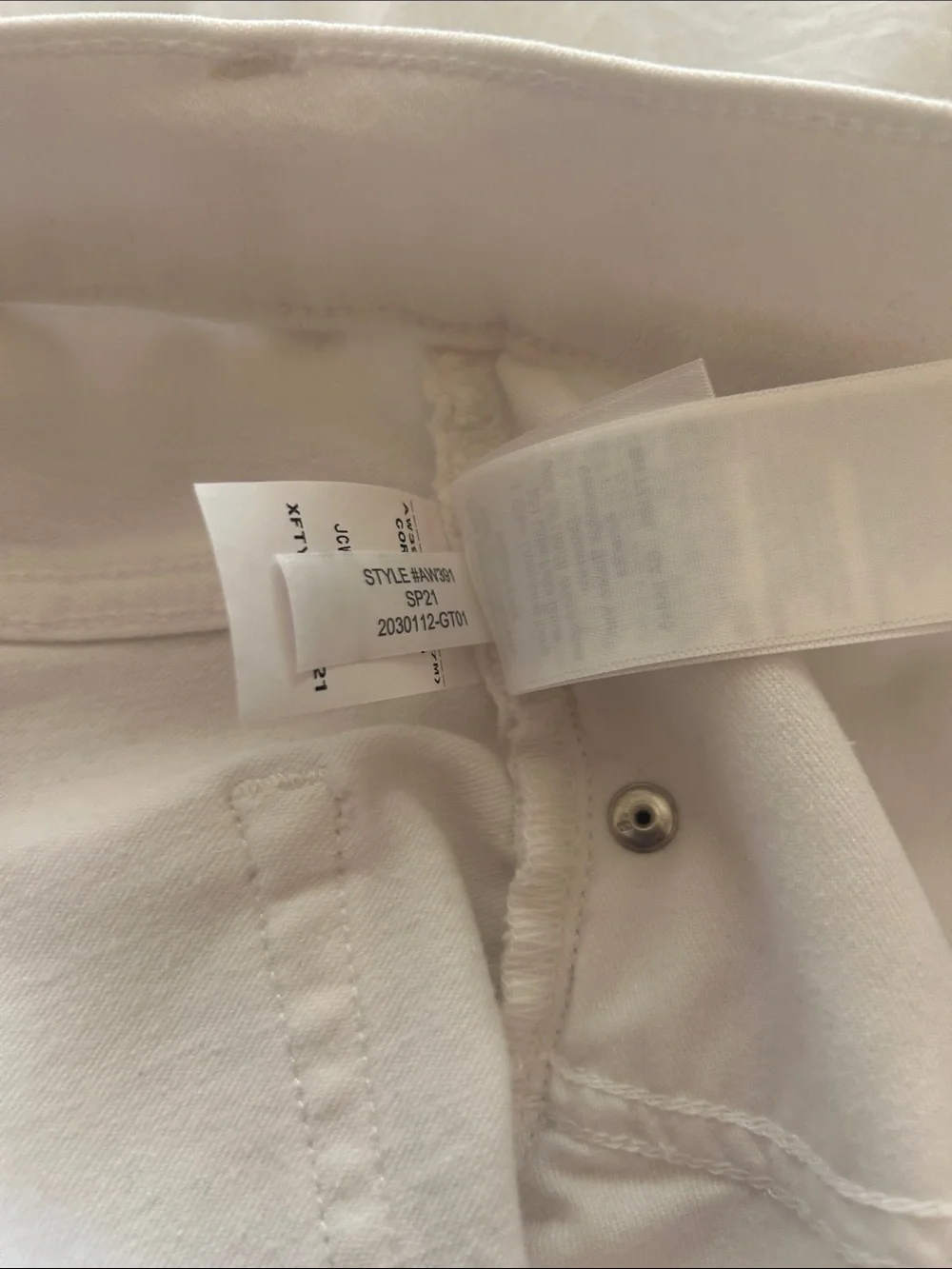 J CREW WHITE JEANS💋NWT - Picture 10 of 11